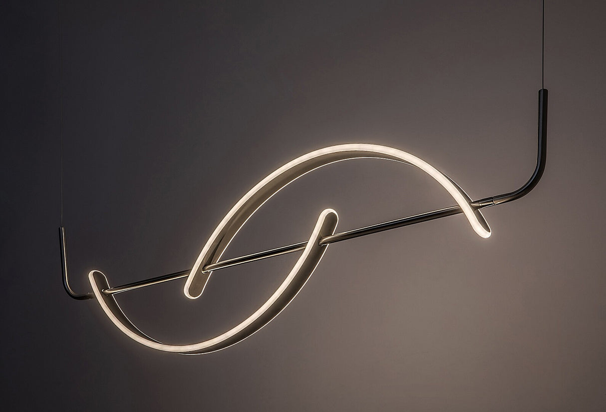 Lustra suspendata LED Jarnelle, crom satin, 35W, 2450lm, 3000K, IP20, Rabalux, 72233