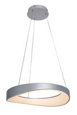 Suspensie Iliana, argintiu, LED, 56W, 3380 lumeni, 3000K, L.52 cm, Rabalux 72236