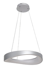 Suspensie Iliana, argintiu, LED, 56W, 3380 lumeni, 3000K, L.52 cm, Rabalux 72236