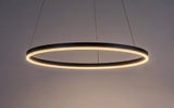 Lustra suspendata LED Isaure, negru, 35W, 2200lm, 3000K/4000K/6500K, IP20, Rabalux, 72301