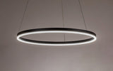 Lustra suspendata LED Isaure, negru, 35W, 2200lm, 3000K/4000K/6500K, IP20, Rabalux, 72301