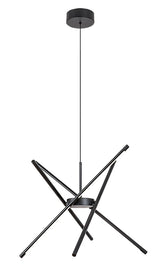 Lustra suspendata LED Henli2, negru, 40W, 2800lm, 3000K, IP20, Rabalux, 72338