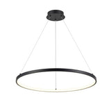 Lustra suspendata LED Beliza, negru mat, 55W, 4100lm, 3000K, H.120cm, IP20, Rabalux, 72344
