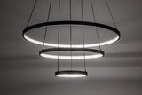 Lustra suspendata LED cu telecomanda Beliza, negru mat, 90W, 7200lm, 3000K-6500K, H.120cm, IP20, Rabalux, 72346