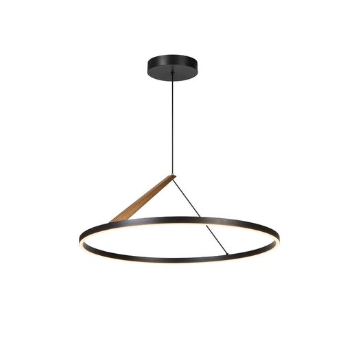 Lustra suspendata LED Renara, negru/auriu, 40W, 1850lm, 3000K, H.120cm, IP20, Rabalux, 72352