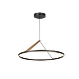 Lustra suspendata LED Renara, negru/auriu, 40W, 1850lm, 3000K, H.120cm, IP20, Rabalux, 72352