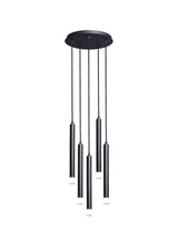 Lustra suspendata Ramira, negru, 5xG9, IP20, Rabalux, 72360