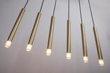 Lustra suspendata Ramira, auriu, 6xG9, IP20, Rabalux, 72363