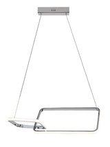 Lustra suspendata LED Malwen, crom, 36W, 2200lm, 4000K, IP20, Rabalux, 72368