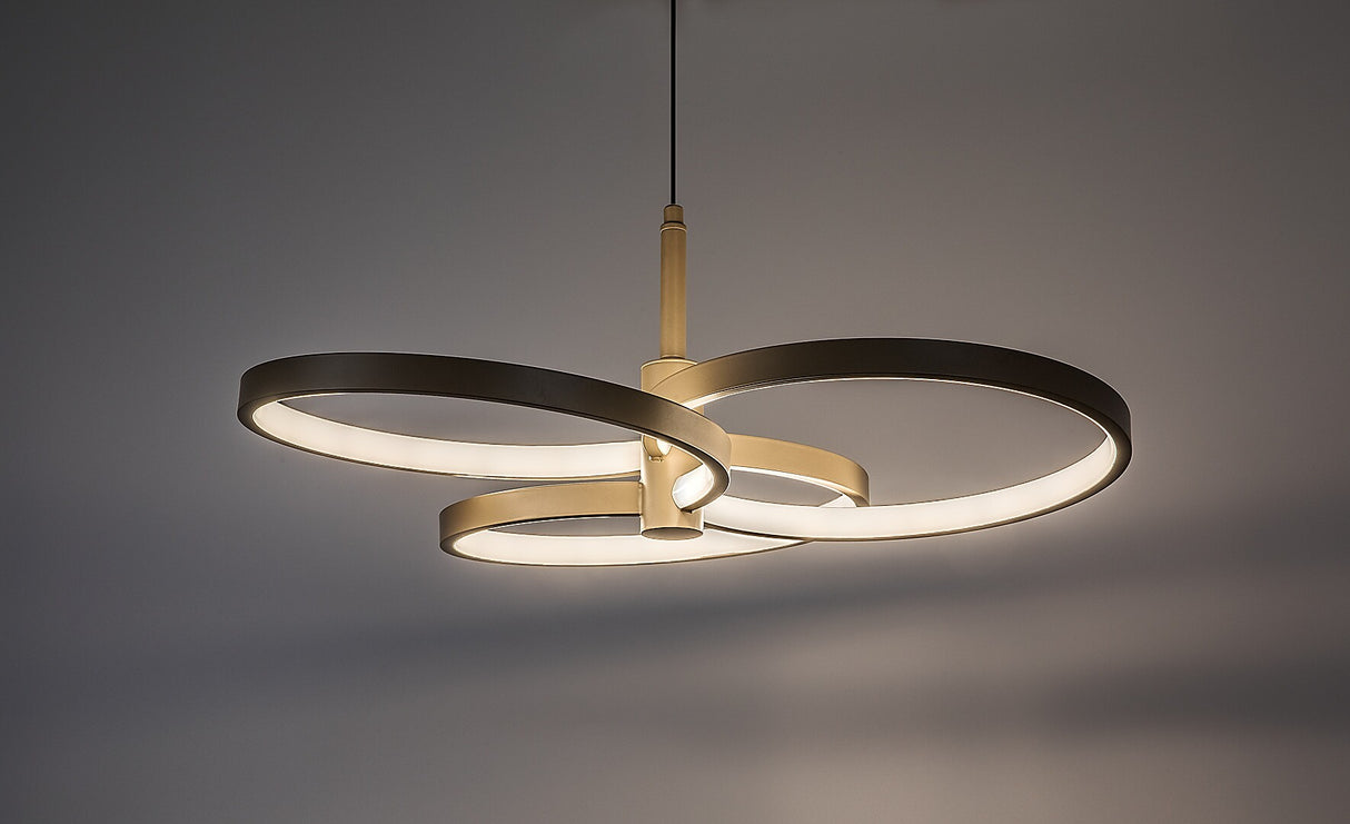 Lustră LED suspendată modernă 50W 4000lm cu telecomandă și lumină reglabilă – Isidora