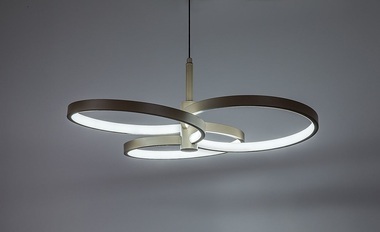 Lustră LED suspendată modernă 50W 4000lm cu telecomandă și lumină reglabilă – Isidora