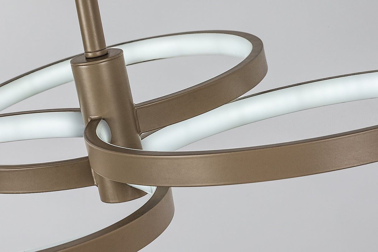 Lustră LED suspendată modernă 50W 4000lm cu telecomandă și lumină reglabilă – Isidora
