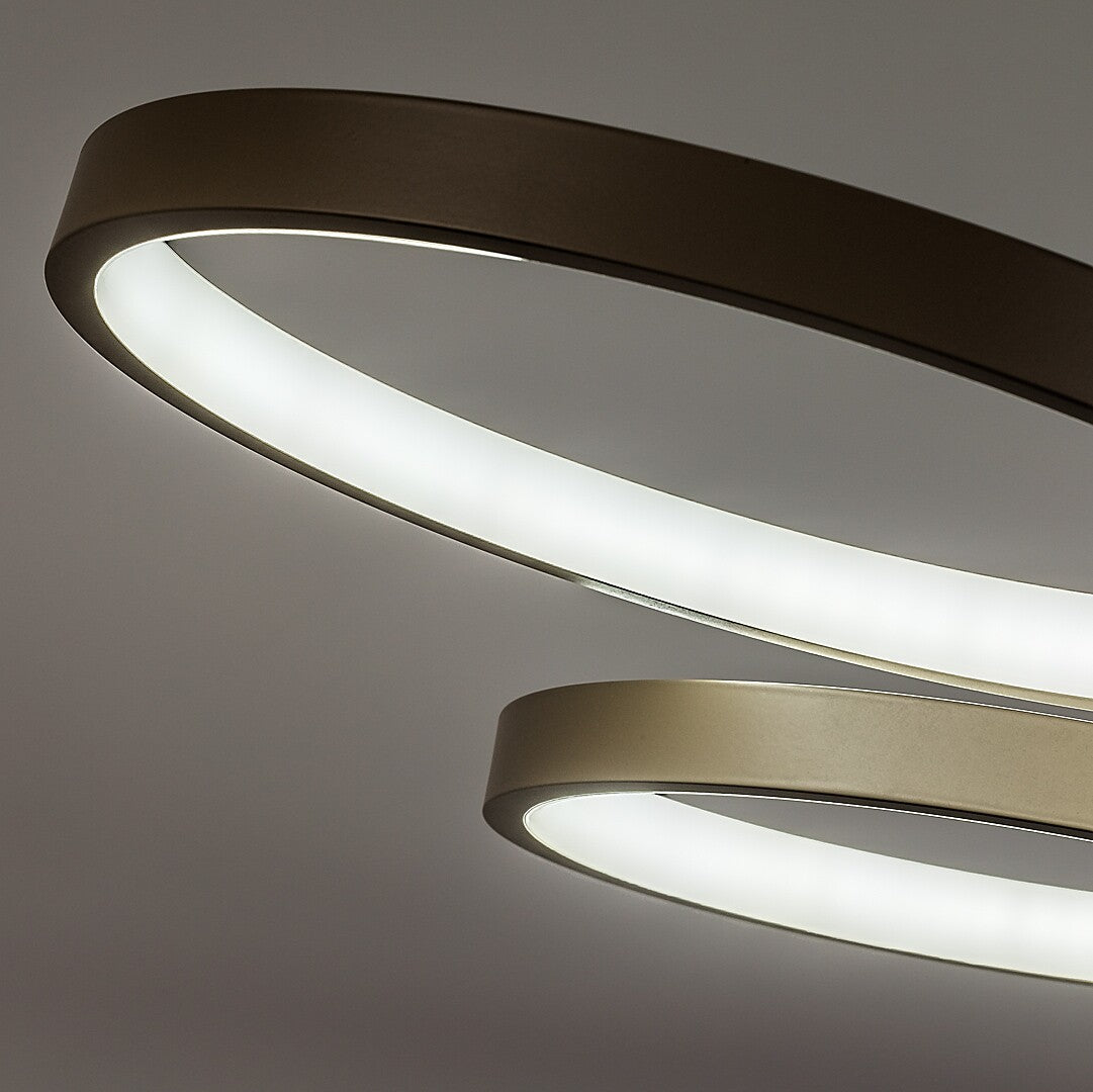 Lustră LED suspendată modernă 50W 4000lm cu telecomandă și lumină reglabilă – Isidora