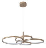 Lustră LED suspendată modernă 70W 5600lm cu telecomandă și lumină reglabilă – Isidora