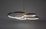 Lustră LED suspendată modernă 70W 5600lm cu telecomandă și lumină reglabilă – Isidora