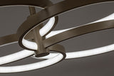 Lustră LED suspendată modernă 70W 5600lm cu telecomandă și lumină reglabilă – Isidora