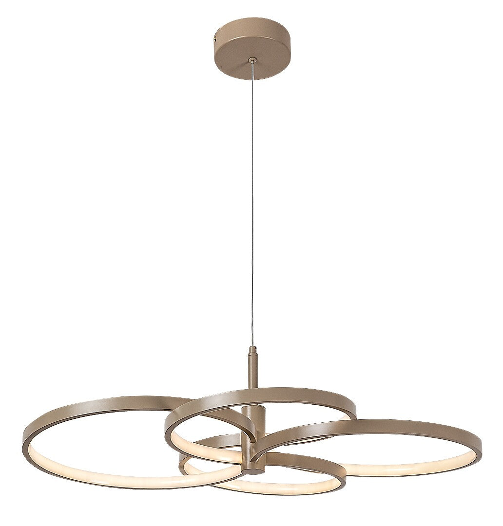 Lustră LED suspendată modernă 70W 5600lm cu telecomandă și lumină reglabilă – Isidora