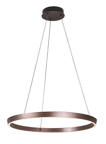 Lustra suspendata LED Nevira, maro periat, 36W, 2520lm, 3000K-6500K, H.130cm, IP20, Rabalux, 72402