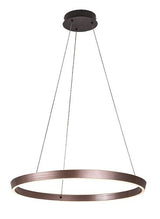 Lustra suspendata LED Nevira, maro periat, 36W, 2520lm, 3000K-6500K, H.130cm, IP20, Rabalux, 72402