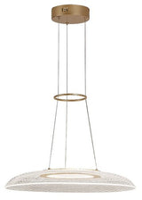 Lustra suspendata LED Zofrael, auriu mat, 24W, 1850lm, 3000K, H.120cm, IP20, Rabalux, 72411