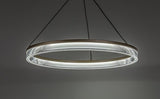 Lustra suspendata LED Rivona, auriu, 24W, 1700lm, 3000K-6500K, H.100cm, IP20, Rabalux, 72471