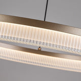 Lustra suspendata LED Rivona, auriu, 24W, 1700lm, 3000K-6500K, H.100cm, IP20, Rabalux, 72471