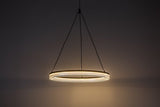 Lustra suspendata LED Seraphiel, negru, 24W, 1610lm, 3000K-6500K, H.100cm, IP20, Rabalux, 72478