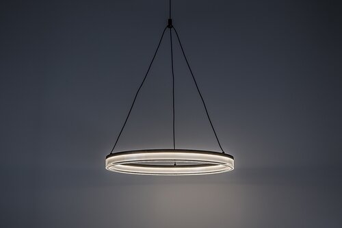 Lustra suspendata LED Seraphiel, negru, 24W, 1610lm, 3000K-6500K, H.100cm, IP20, Rabalux, 72478