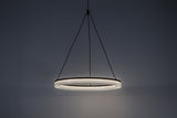 Lustra suspendata LED Seraphiel, negru, 24W, 1610lm, 3000K-6500K, H.100cm, IP20, Rabalux, 72478