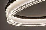 Lustra suspendata LED Seraphiel, negru, 24W, 1610lm, 3000K-6500K, H.100cm, IP20, Rabalux, 72478