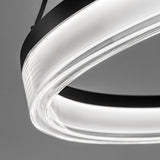 Lustra suspendata LED Seraphiel, negru, 24W, 1610lm, 3000K-6500K, H.100cm, IP20, Rabalux, 72478