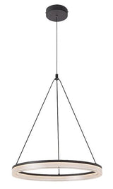Lustra suspendata LED Seraphiel, negru, 24W, 1610lm, 3000K-6500K, H.100cm, IP20, Rabalux, 72478