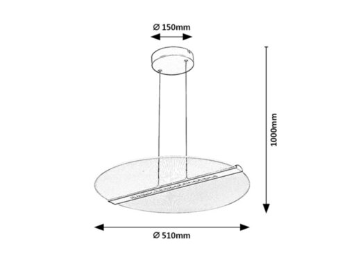 Lustra suspendata LED Norael, negru mat, 24W, 1570lm, 3000K, H.100cm, IP20, Rabalux, 72483