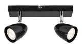 Plafoniera Perico, negru, 2 x GU10, IP20, Rabalux, 73017
