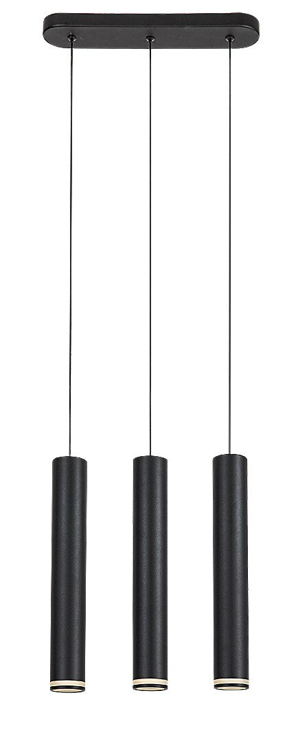 Suspensie Senobia, negru, 3xGU10, Rabalux 73037