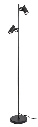 Lampadar Maximilian, negru mat, 2 x GU10, H.155cm, IP20, Rabalux, 73046