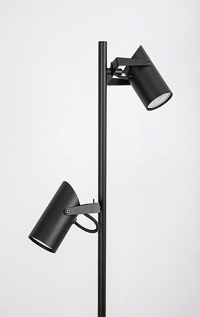 Lampadar Maximilian, negru mat, 2 x GU10, H.155cm, IP20, Rabalux, 73046