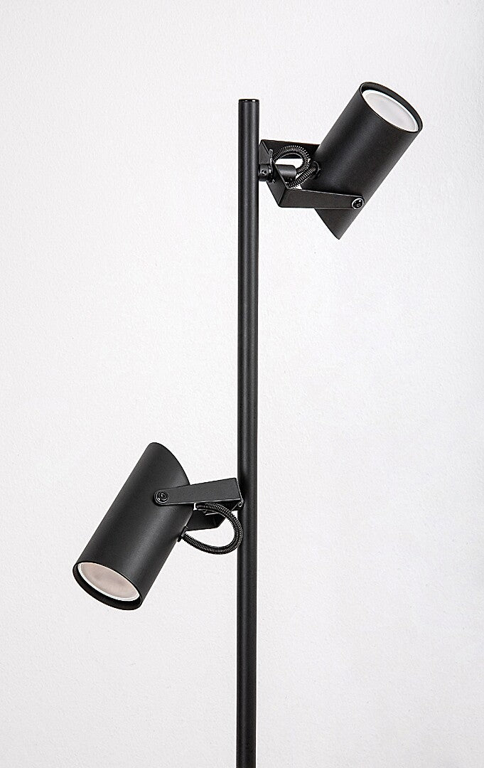 Lampadar Maximilian, negru mat, 2 x GU10, H.155cm, IP20, Rabalux, 73046