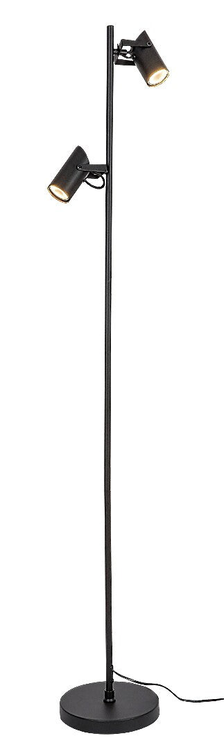 Lampadar Maximilian, negru mat, 2 x GU10, H.155cm, IP20, Rabalux, 73046
