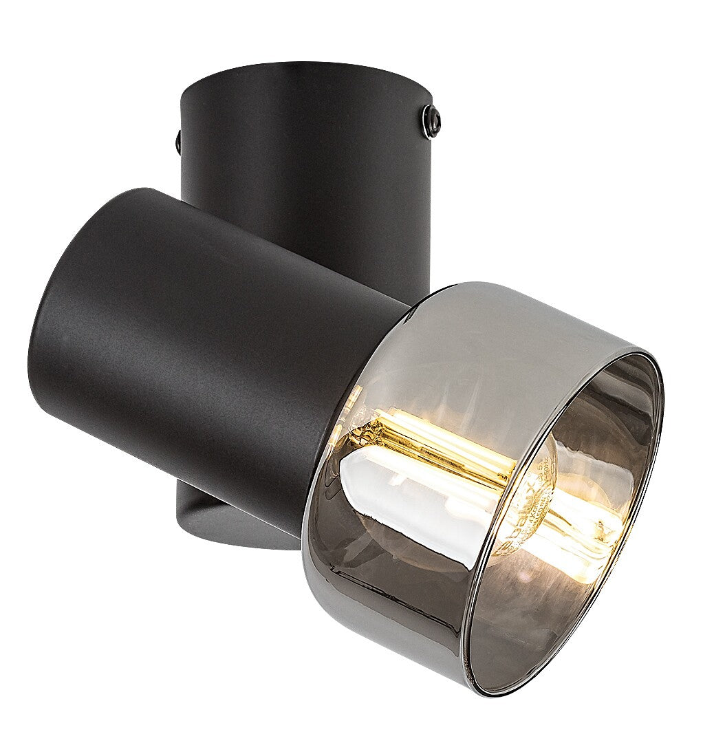 Plafoniera Hatice, negru, 1xE14, IP20, Rabalux, 73052