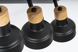 Plafoniera Saskia, negru, 3xE14, IP20, Rabalux, 73057