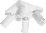 Spot Yorli, alb mat, 4xGU10, H.13,5cm, IP20, Rabalux, 73088
