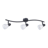 Spot Soma, negru mat, 3xE14, L.60cm, IP20, Rabalux, 73093