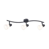 Spot Soma, negru mat, 3xE14, L.60cm, IP20, Rabalux, 73093
