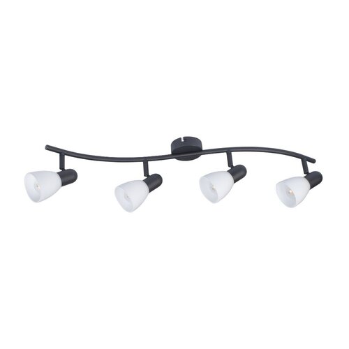 Spot Soma, negru mat, 4xE14, L.70cm, IP20, Rabalux, 73094