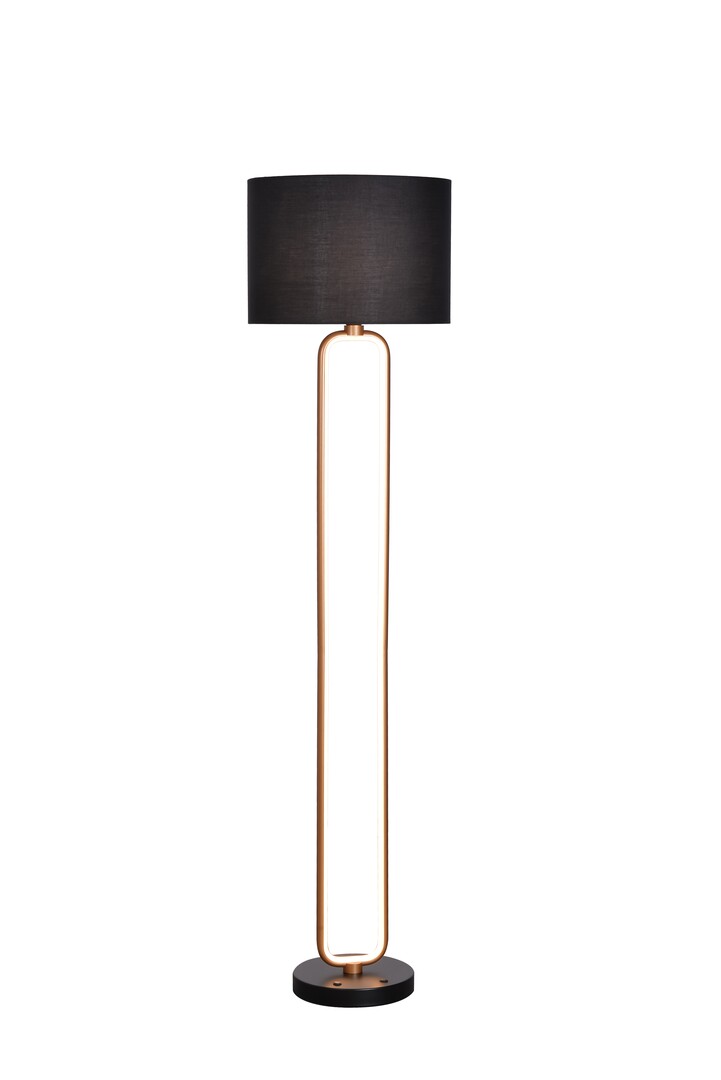 Lampadar Domiro, auriu, LED 30W + 1 x E27, H.165cm, IP20, Rabalux, 74043