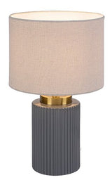 Veioza Glovy, gri, 1xE14, H.34cm, IP20, Rabalux, 74045
