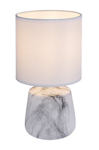Veioza Nalisa, marmura, 1xE14, H.24cm, IP20, Rabalux, 74067