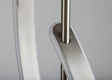 Lampadar LED Jarnelle, crom satin, 30W, 2000lm, 3000K, H.150cm, IP20, Rabalux, 74197