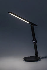 Veioza Isak, negru, LED, 9W, 570 lumeni, 3000K-4000K-6500K, H.38 cm, Rabalux 74198